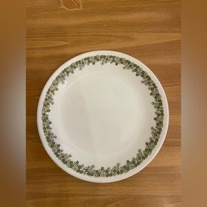 Vintage Corelle by Corning Spring Green Crazy Daisy Salad Plate Set Of Three